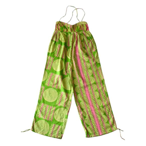 Urban Outfitters Mabel Strappy-Back Colorful Summer Jumpsuit Size Small - Picture 1 of 8